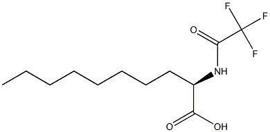 [R,(+)]-2-(Trifluoroacetylamino)decanoic acid 结构式