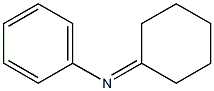 N-Phenylcyclohexylideneamine 结构式