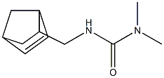 1,1-Dimethyl-3-[(norborn-5-en-2-yl)methyl]urea 结构式