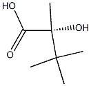 [R,(-)]-2-Hydroxy-2,3,3-trimethylbutyric acid 结构式