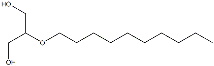 2-Decyloxy-1,3-propanediol 结构式