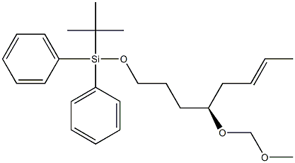 (4S)-4-(Methoxymethoxy)methyl-7-(tert-butyldiphenylsiloxy)-1-heptene 结构式