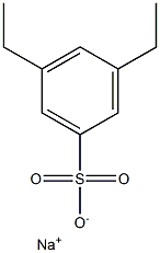 3,5-Diethylbenzenesulfonic acid sodium salt 结构式