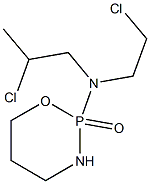 Tetrahydro-2-[N-(2-chloroethyl)-N-(2-chloropropyl)amino]-2H-1,3,2-oxazaphosphorine 2-oxide 结构式