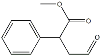 2-Phenyl-3-formylpropionic acid methyl ester 结构式
