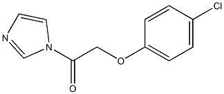 1-(1H-Imidazol-1-yl)-2-(4-chlorophenoxy)ethanone 结构式