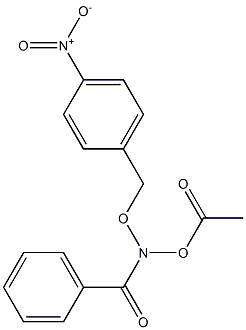 N-Acetoxy-N-(4-nitrobenzyloxy)benzamide 结构式