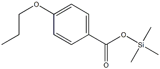 4-Propoxybenzoic acid trimethylsilyl ester 结构式