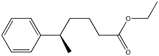 [R,(-)]-5-Phenylhexanoic acid ethyl ester 结构式