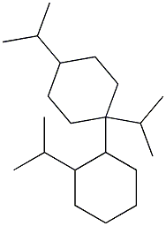 1,2',4-Triisopropyl-1,1'-bicyclohexane 结构式