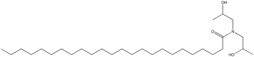 N,N-Bis(2-hydroxypropyl)tetracosanamide 结构式