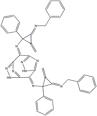 3,5-[(1H-1,2,4-Triazole-3,5-diyl)bis[methylene(benzylimino)ethylene(benzylimino)methylene]]-1H-1,2,4-triazole 结构式