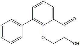 3-Phenyl-2-(2-hydroxyethoxy)benzaldehyde 结构式