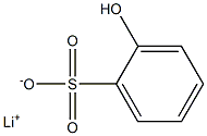 2-Hydroxybenzenesulfonic acid lithium salt 结构式