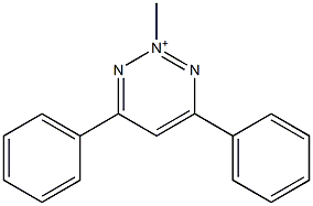 4-Phenyl-6-phenyl-2-methyl-1,2,3-triazin-2-ium 结构式