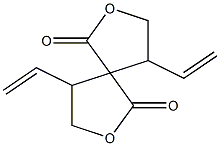 4,9-Divinyl-2,7-dioxaspiro[4.4]nonane-1,6-dione 结构式