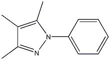 1-Phenyl-3,4,5-trimethyl-1H-pyrazole 结构式