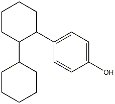 4-(2-Cyclohexylcyclohexyl)phenol 结构式