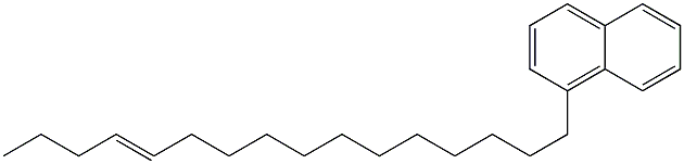 1-(12-Hexadecenyl)naphthalene 结构式