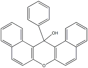 14-Phenyl-14H-dibenzo[a,j]xanthene-14-ol 结构式