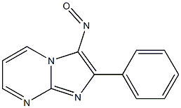 2-Phenyl-3-nitrosoimidazo[1,2-a]pyrimidine 结构式