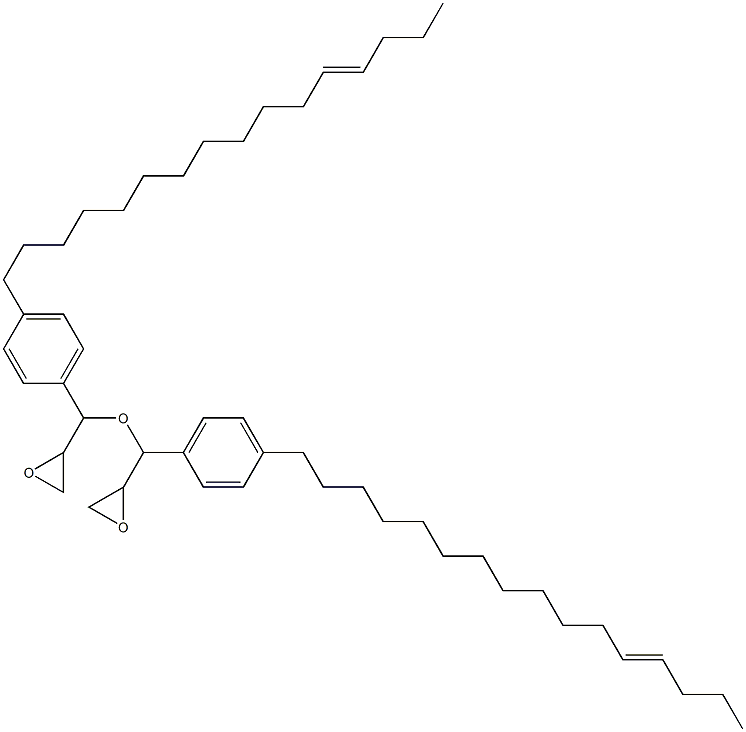 4-(12-Hexadecenyl)phenylglycidyl ether 结构式