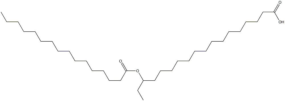 16-Palmitoyloxystearic acid 结构式