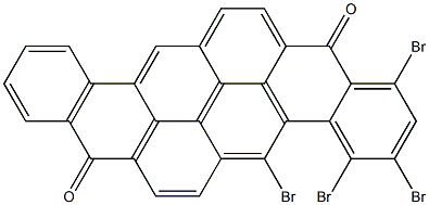 1,3,4,5-Tetrabromo-8,16-pyranthrenedione 结构式