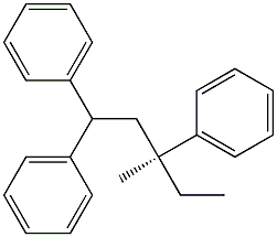 [S,(+)]-3-Methyl-1,1,3-triphenylpentane 结构式