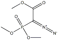 Dimethoxyphosphinyldiazoacetic acid methyl ester 结构式