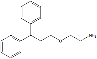 2-(3,3-Diphenylpropoxy)ethan-1-amine 结构式