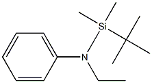 N-Ethyl-N-(tert-butyldimethylsilyl)aniline 结构式