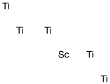 Pentatitanium scandium 结构式