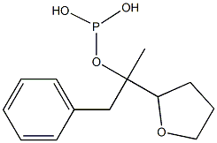 Phosphorous acid benzyl(methyl)2-oxolanylmethyl ester 结构式