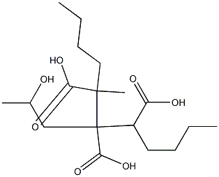 Butane-1,2,3-tricarboxylic acid 2-(2-hydroxypropyl)1,3-dibutyl ester 结构式