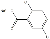 2,5-Dichlorobenzoic acid sodium salt 结构式