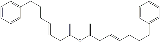(6-Phenyl-2-hexenyl)vinyl ether 结构式