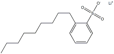 2-Nonylbenzenesulfonic acid lithium salt 结构式