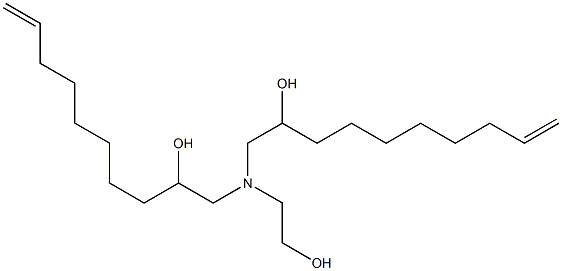 1,1'-[(2-Hydroxyethyl)imino]bis(9-decen-2-ol) 结构式