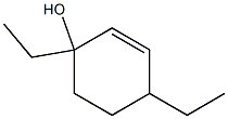 1,4-Diethyl-2-cyclohexen-1-ol 结构式