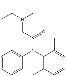 2-(Diethylamino)-N-(2,6-dimethylphenyl)acetanilide 结构式