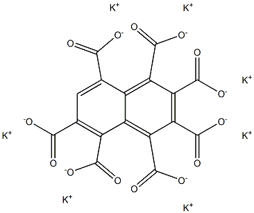 1,2,3,4,5,6,8-Naphthaleneheptacarboxylic acid heptapotassium salt 结构式