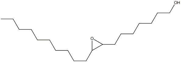 8,9-Epoxynonadecan-1-ol 结构式