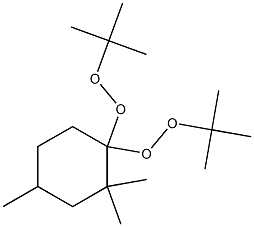 2,2,4-Trimethyl-1,1-bis(tert-butylperoxy)cyclohexane 结构式