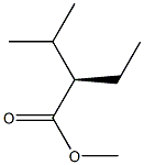 [R,(-)]-2-Ethyl-3-methylbutyric acid methyl ester 结构式