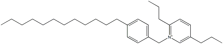 1-(4-Dodecylbenzyl)-2,5-dipropylpyridinium 结构式