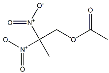 Acetic acid 2,2-dinitropropyl ester 结构式