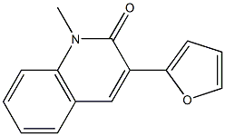 3-(Furan-2-yl)-1-methylquinolin-2(1H)-one 结构式