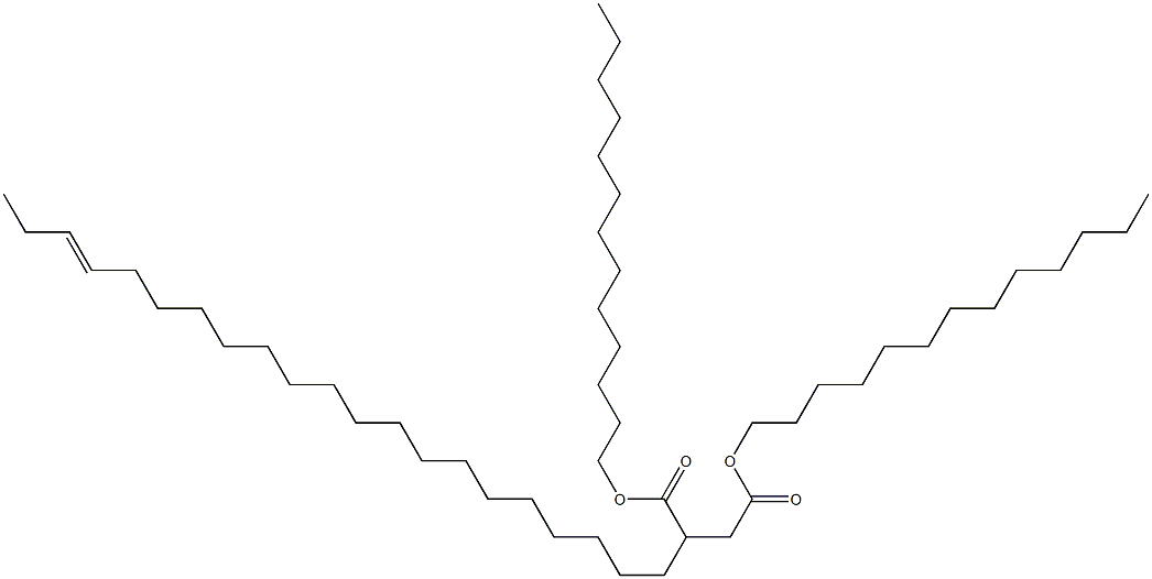 2-(18-Henicosenyl)succinic acid ditridecyl ester 结构式