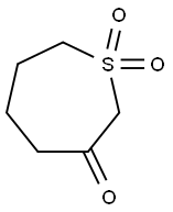 3-Oxothiepane 1,1-dioxide 结构式